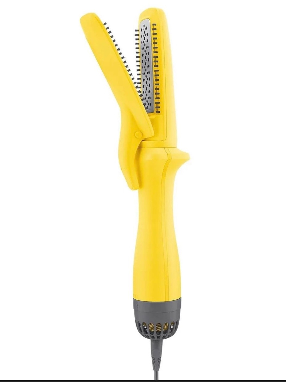 Drybar Yellow Two-in-One Flat Iron & Blow-Dry Styling Tool- No Box